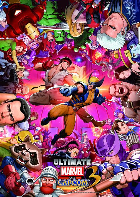 New Ultimate Marvel vs Capcom 3 artwork by Shinkiro - High Resolution