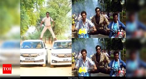 Madhya Pradesh cop recreates Ajay Devgn’s ‘Phool Aur Kaante’ stunt on ...