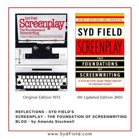 Reflection - Syd Field’s Screenplay - The Foundations of Screenwriting by Amanda Stockwell - Syd ...