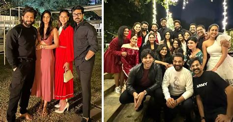 Ram Charan, Allu Arjun and others get together for a star-studded Christmas party - Techly360.in