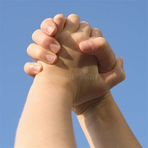 Interlocked hands stock image. Image of isolated, people - 429951