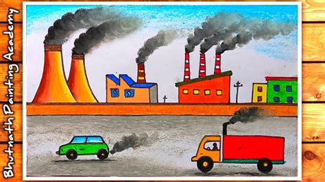 air pollution drawing||environment pollution poster ||stop air ...