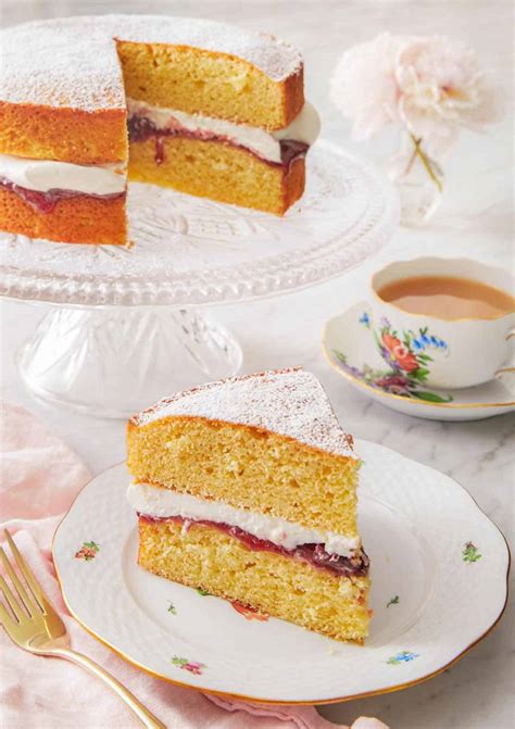 Victoria Sponge Cake - Preppy Kitchen