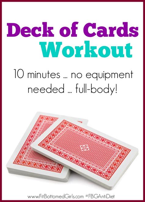 Deck of Cards Workout: 10-Minutes, No Equipment, Full-Body