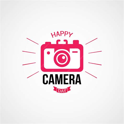 Premium Vector | Happy camera day