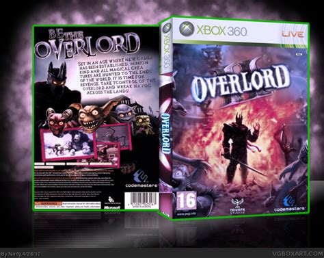 Overlord II Xbox 360 Box Art Cover by Ninty