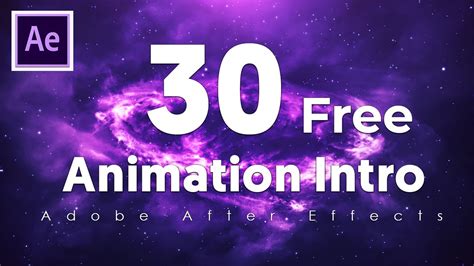 30 FREE Animation Intro Templates for After Effects - YouTube