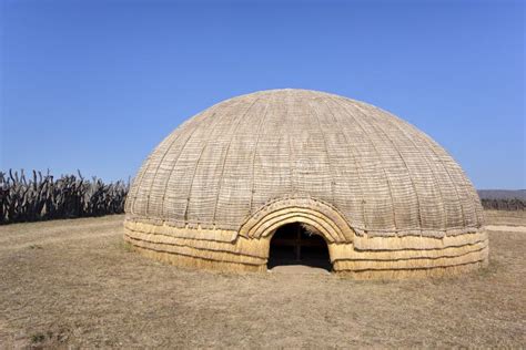 Zulu beehive hut. stock photo. Image of south, grass - 43484490