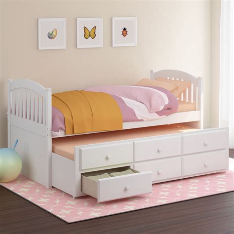 CorLiving White Heritage Place Trundle Bed - Overstock Shopping - Great Deals on CorLiving Kids ...