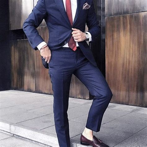 Buy Men Suit Navy Blue Coat Pant Piece Suit Office Blazer Online In India | ubicaciondepersonas ...