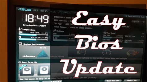 Easiest Way To Update Bios On An Asus MotherBoard! - YouTube