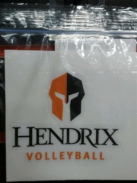 Volleyball Mascot Decal | Hendrix College Spirit Store