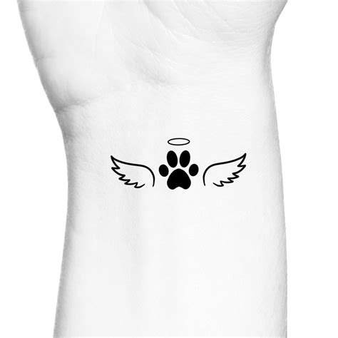 angel wing paw print tattoo - howtotrainyourdragoncosplay