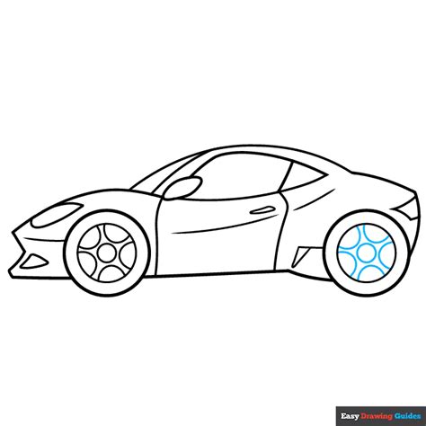 How to Draw a Sports Car - Really Easy Drawing Tutorial