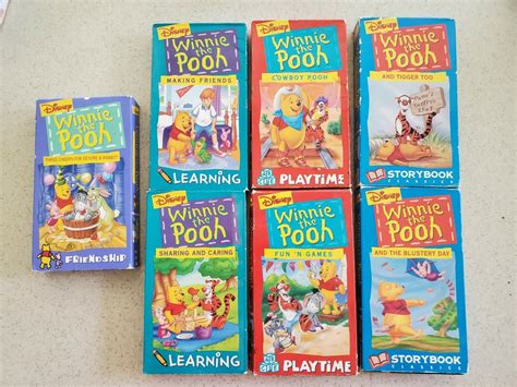 Lot of (7) Winnie the Pooh VHS Tapes - | Grelly USA