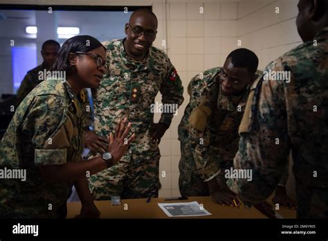 Members of the Antigua and Barbuda Defence Force participate in the Caribbean Task Force ...