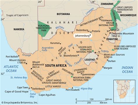 Map South Africa Johannesburg - Lesli Noellyn