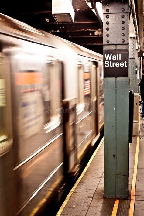 New York Subway, Wall Street Station Stock Photo - Image: 22471540