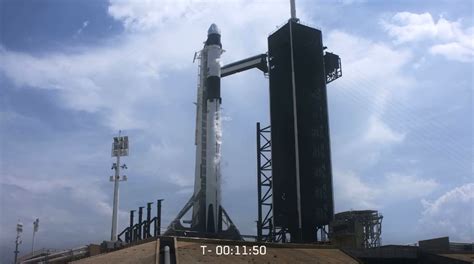 SpaceX Dragon Lifts Off To The Skies As Astronauts Commence DM-2 Mission