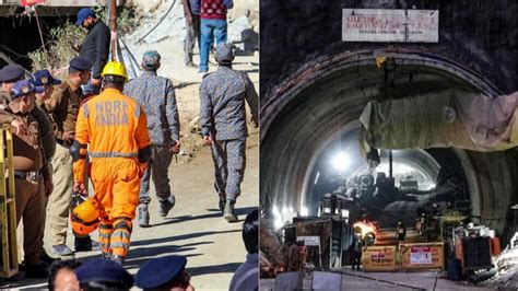 Uttarkashi tunnel collapse: 21 rescue op members with oxygen masks enter tunnel via tube ...