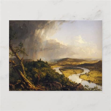 Thomas Cole- The Oxbow , the Connecticut River Postcard | Zazzle