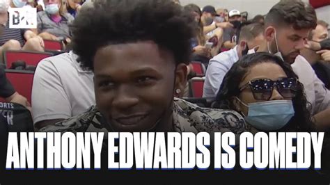 Anthony Edwards Hilarious Interview at NBA Summer League - YouTube