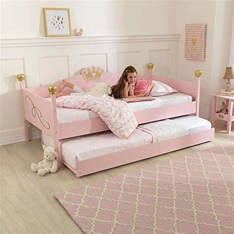 KidKraft Girls Twin Trundle Bed Pink Toys & Games Kids' Furniture & Room Décor