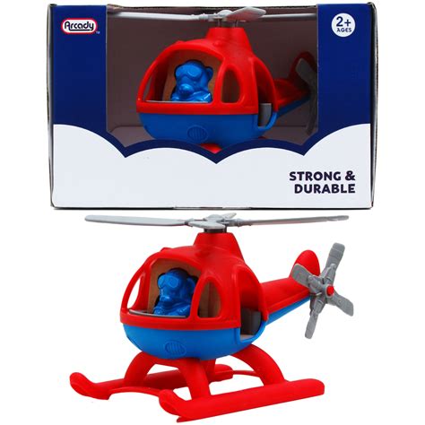 Wholesale Plastic Toy Helicopter - Assorted Colors, 9"