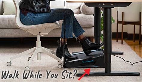 Walk While You Sit... Mini Treadmill for Desk Users