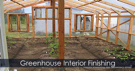 Greenhouse Interior Layout Design Plan - DIY Greenhouse