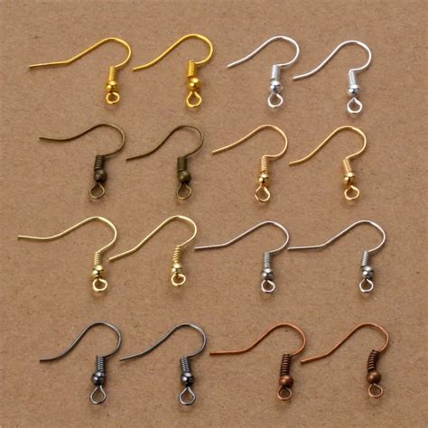 Aliexpress.com : Buy Loss promotion 200pcs/lot Earring Hooks Findings Earrings Clasps Hooks ...