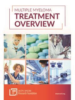 MULTIPLE MYELOMA TREATMENT OVERVIEW - MMRF / multiple-myeloma-treatment-overview-mmrf.pdf / PDF4PRO