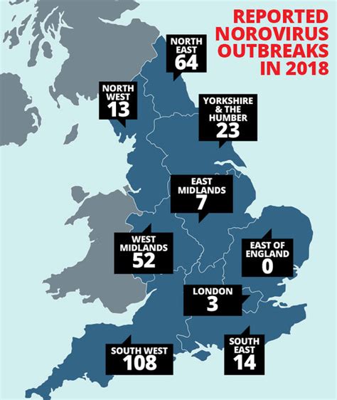 Norovirus 2024 Outbreak Map California - Natka Vitoria