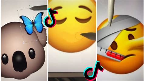 Tik Tok designing emoji compilation for 5 minutes straight - YouTube