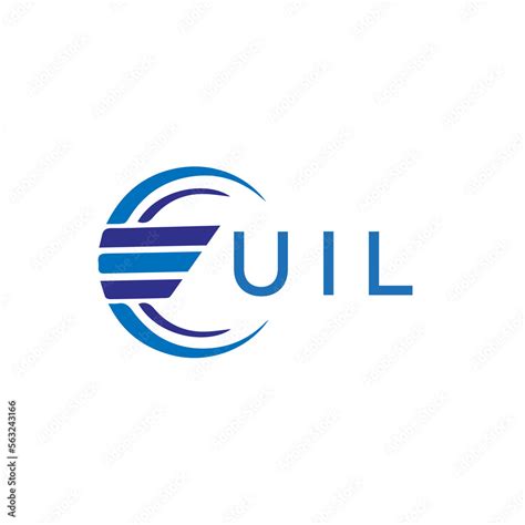 UIL letter logo. UIL blue image on white background. UIL vector logo ...