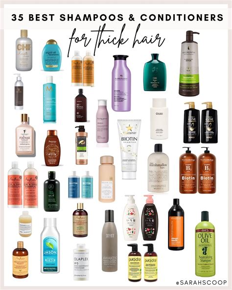 35 Best Shampoos and Conditioners For Thick Hair | Sarah Scoop