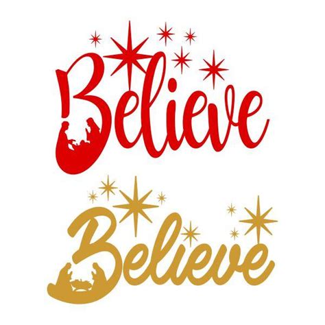 Christmas Believe Svg #2 | Apex Designs & Fonts