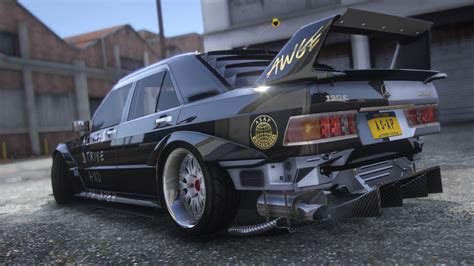 A$AP Rocky Mercedes-Benz 190E [Add-On | Template] - GTA5-Mods.com