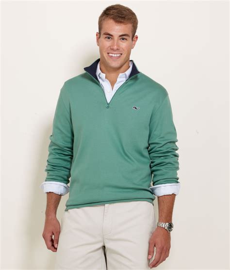 Men's Pullovers: Jersey 1/4 Zip Pullover for Men – Vineyard Vines