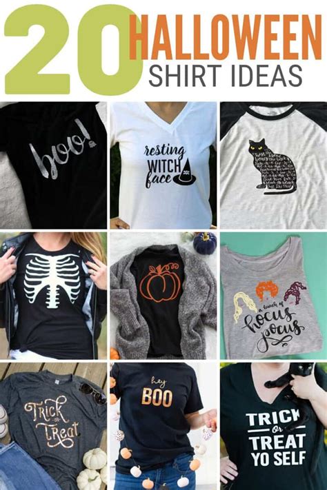 20 DIY Halloween Shirt Ideas - The Crafty Blog Stalker