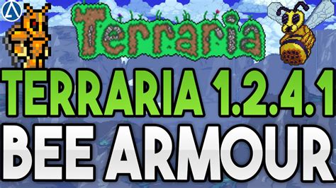 Terraria Console 1.2.4.1 How To Get Bee Armour & Crafting! - YouTube