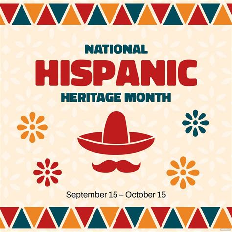 National Hispanic Heritage Month Flyer Vector in PSD, Illustrator, SVG ...