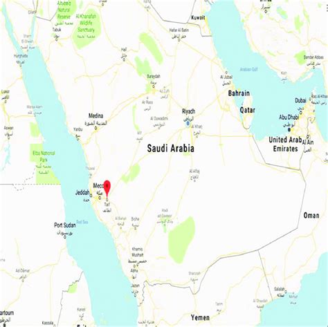 Map: Kingdom of Saudi Arabia (Taif city) | Download Scientific Diagram