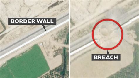 Satellite Images Show Breaches of Gaza Border Wall at Erez Crossing