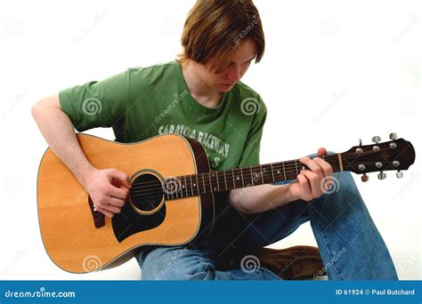 Male Playing Acoustic Guitar Stock Images - Image: 61924