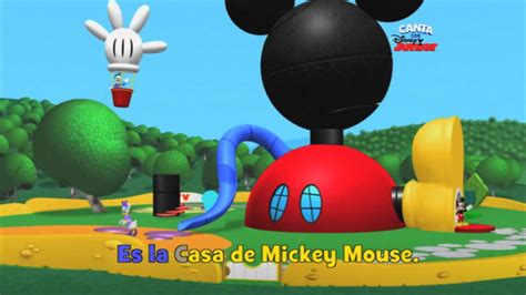 Disney Junior España | Canta con Disney Junior: La casa de Mickey Mouse - YouTube