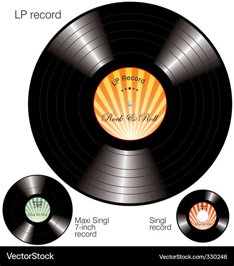 Lp vinyl records Royalty Free Vector Image - VectorStock