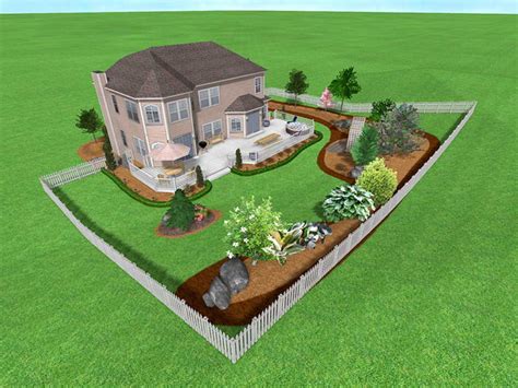 Front Yard Landscaping Design And Plans With Garden - HomesCorner.Com