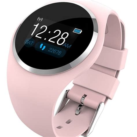 Bluetooth Elegant Heart Rate Monitor Sports Fitness Women Smart Watch ...