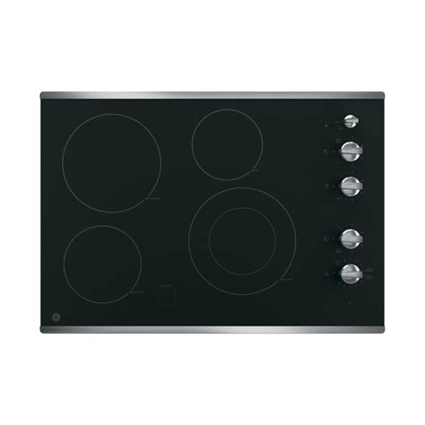 GE® 30" Built-In Knob Control Electric Cooktop - DESIGN DEPOT BELIZE